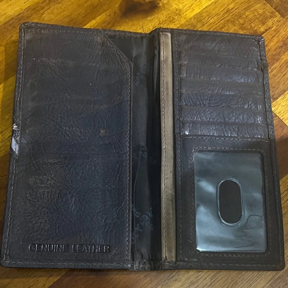 Hooey "Trap" Roughy Aztec Inlay Rodeo Wallet - Picture 2 of 6